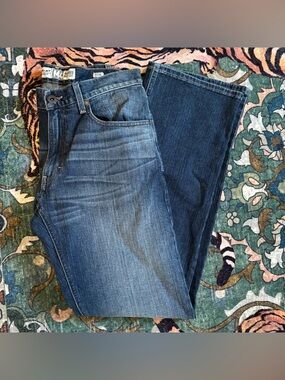 ARIAT M4 Legacy Relaxed Boot Cut Western Denim Jeans 31x34 Blue Washed